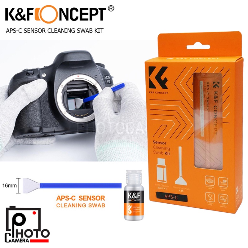KF CONCEPT 16mm APS-C SENSOR CLEANING SWAB KIT (SKU.1616 )
