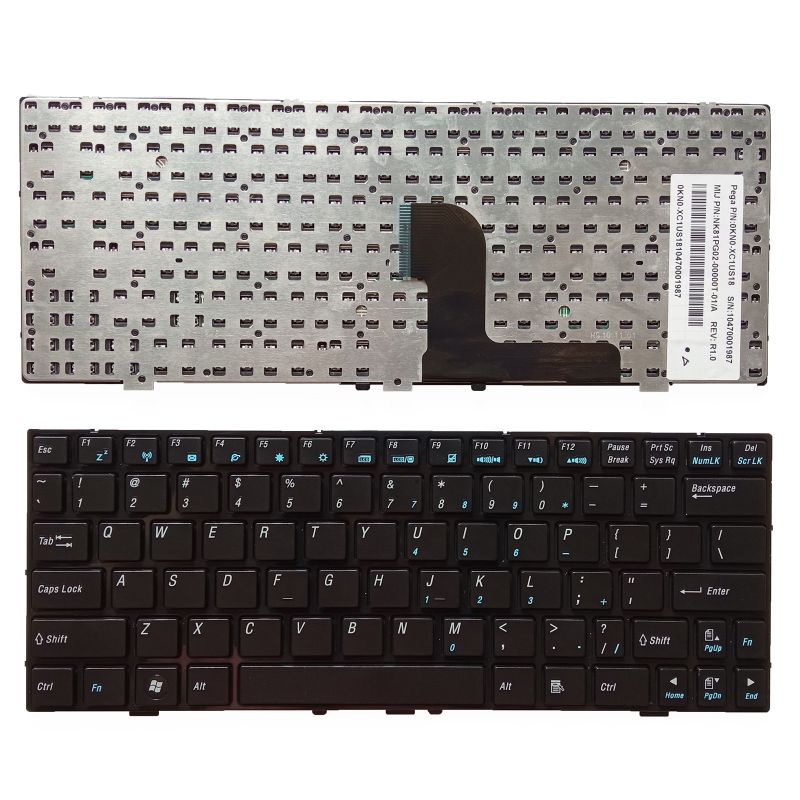 แป้นพิมพ์ US ใหม่สําหรับ Medion E1226 E1228 สีดํา 0KN0-XC1US18 NK81G02