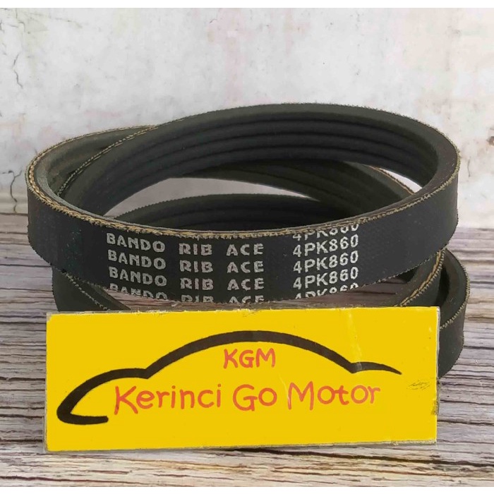 Bando Van เข็มขัด 4PK 860 V เข็มขัดพัดลมเข็มขัด Groove 4PK-860 พัดลม Ac Starlet กล่อง Ep70 Ep71