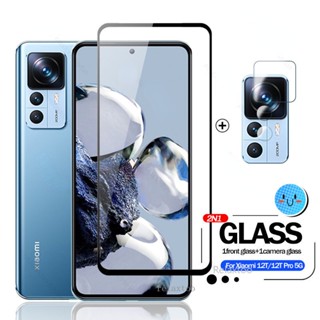 2in1 Protective Tempered Glass For Xiaomi Mi 12T Pro 12 T Xiaomi12T Mi12T Pro MI12 12X 12S Redmi K50 Ultra 5G Camera Lens Film Screen Protector HD phone Full Cover Protective Glass film