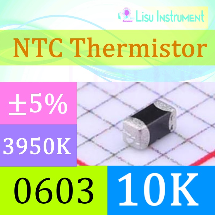 10K 0603 NTC Thermistor ±5% 3950K@±3% เซ็นเซอร์อุณหภูมิ 10kΩ CMFA103J3950HANT