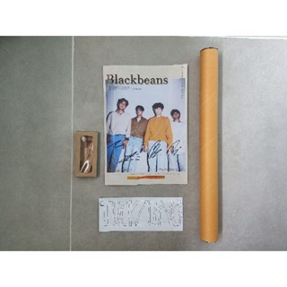 Poster (โปสเตอร์) Blackbeans พร้อมลายเซน จากงาน เต้ย Freshtival มือ1 Limited แท้100% (มีเก็บปลายทางครับ)