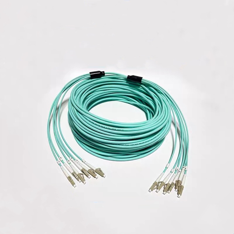 400mtr 6 core OM3 Armored fiber patchcords ratproof  SC LC FC ST UPC 6 fibers Armored optical fibre 