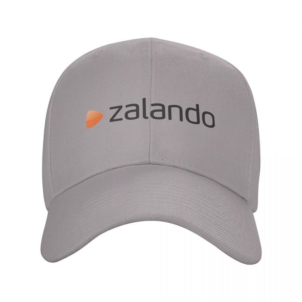 ใหม่ที่มีอยู่ Zalando เบสบอลหมวกผู้ชายผู้หญิงแฟชั่นโพลีเอสเตอร์สีทึบหมวกปีกโค้ง Unisex Golf Running 