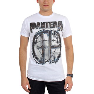 Sanc6 [พร้อมส่ง] เสื้อยืดผ้าฝ้าย 100% พิมพ์ลาย Pantera Heavy Metal พลัสไซซ์ ของขวัญคริสต์มาส สําหรับผู้ชาย XS-6XLS-5XL