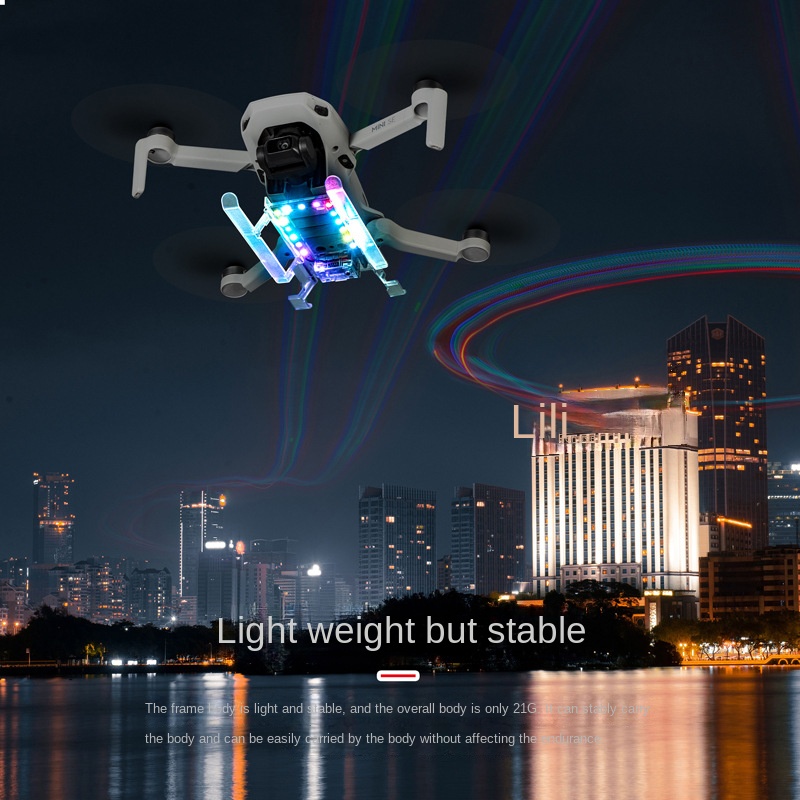 Startrc ขาตั้งกล้อง LED เรืองแสง กันกระแทก สําหรับ DJI Mini 2 Mini SE Mavic Mini #8