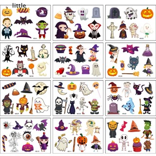 thlittle 12 Pcs Children Temporary Tattoos For Kids Face Arm Halloween Tattoo Stickers Boutique