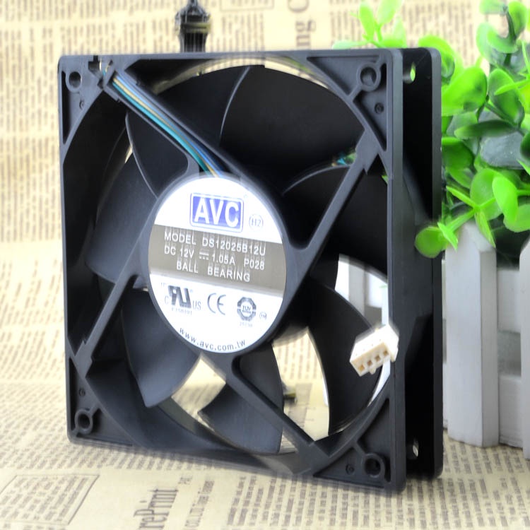 SZ DS12025B12U 12CM 12025 12V 1.05A 4PIN PWM FAN