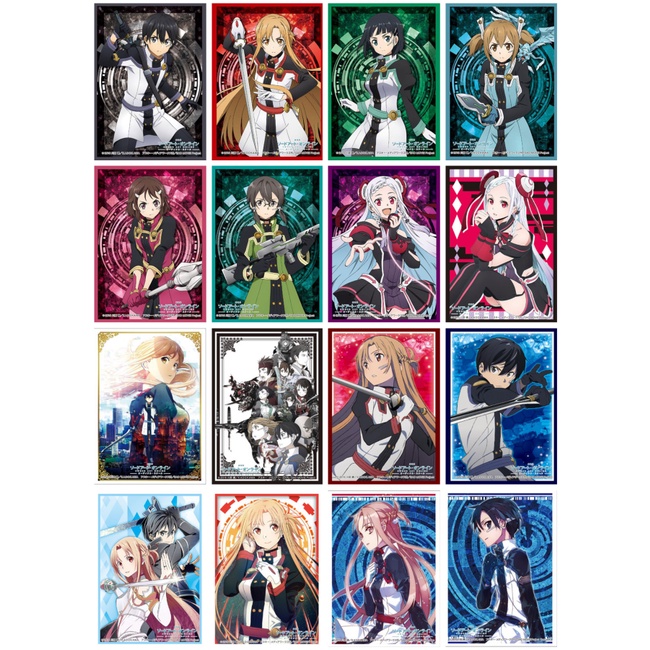 Bushiroad Sleeve Sword Art Online the Movie: Ordinal Scale : Kirito, Asuna, Leafa, Silica, Lisbeth, Sinon, Yuna