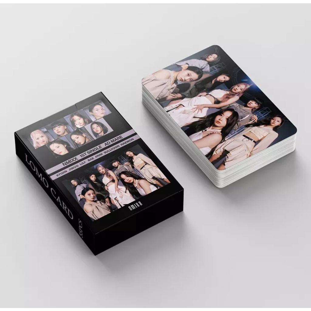 54pcs/box NMIXX Photocards AD MARE Album LILY HAEWON LOMO Card Postcard