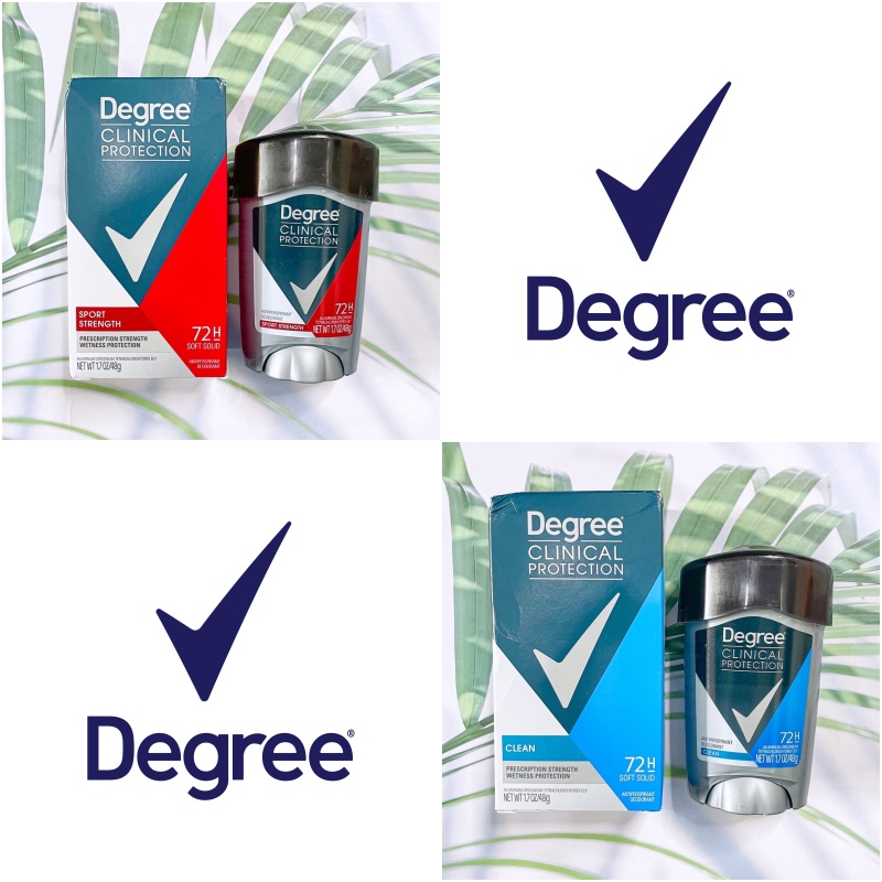 (Degree®) Clinical Protection Antiperspirant Deodorant 48g โรลออนสติ๊ก ระงับกลิ่นกาย