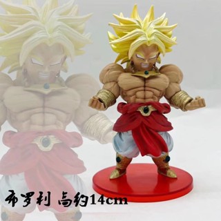 โมเดลฟิกเกอร์ PVC รูป Dragon Ball WCF Muscle Series Berserker Muscle Broly GK ขนาด 14 ซม.