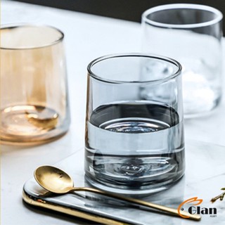 Glanxuan ถ้วยแก้ว สั้นสีโฮโลแกรม แก้วสีรุ้ง พร้อมส่ง ของขวัญวันเกิด glass cup