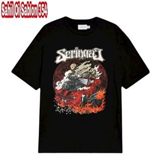 เสื้อยืด พิมพ์ลายวง Grin X JAGERMEISTER Hita สไตล์วินเทจ สําหรับผู้ชาย และผู้หญิง