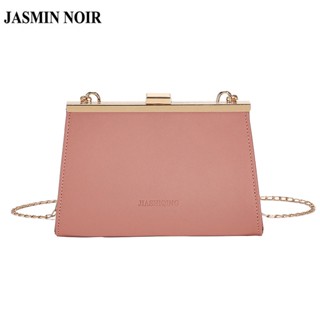 Jasmin NOIR กระเป๋าสะพายข้าง หนัง PU แต่งสายโซ่ สําหรับผู้หญิง