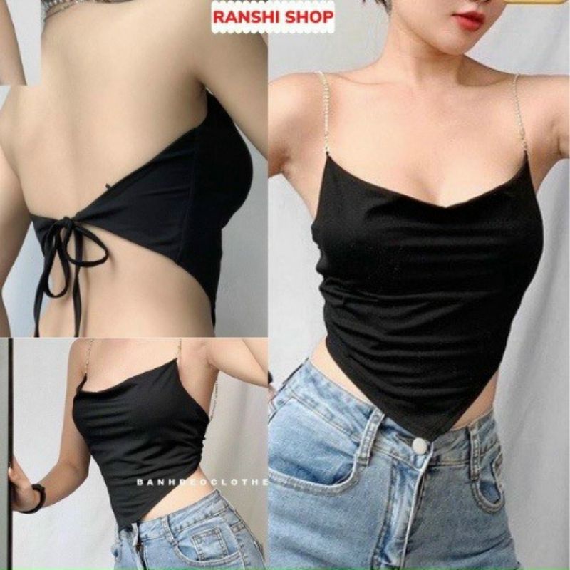南女装厂短袖上衣 裙 露背角巾短款上衣 VIETNAM GIRL FASHION SEXY TOP WEAR