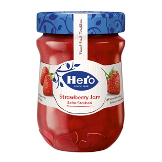 ฮีโร่ แยมสตรอเบอร์รี่ 340กรัม HERO STRAWBERRY JAM