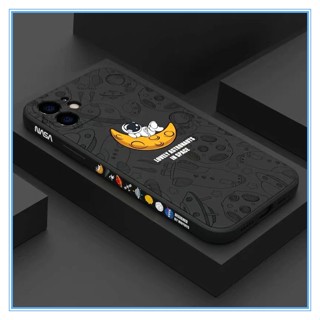 Flying astronaut for Apple 13 เคส ไอโฟน11 ลายนักบินอวกาศบินอวกาศ สําหรับ iPhone 11 14 12 Pro Max 13 7 8plus เคสไอโฟน 14 pro max เคสไอโฟน14plus XS xsmax 7 Plus
