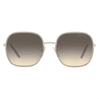 แว่นกันแดด PRADA-PR 67XS DECODE 04U130 Square Sunglasses Ice/Sand Gray Gradient ของแท้100%