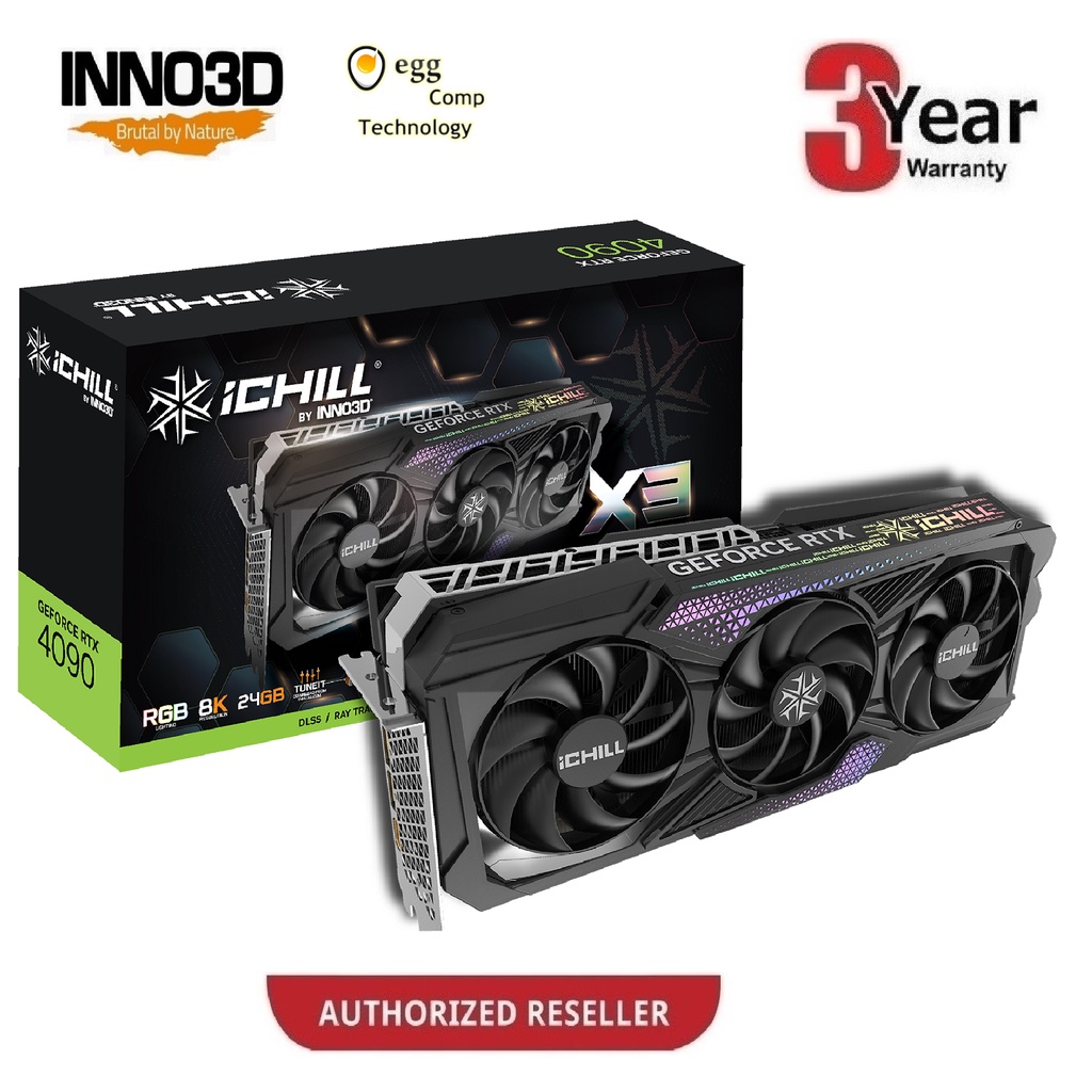 INNO3D GEFORCE RTX 4090 ICHILL X3 / RTX4090 X3 OC 24GB GDDR6X