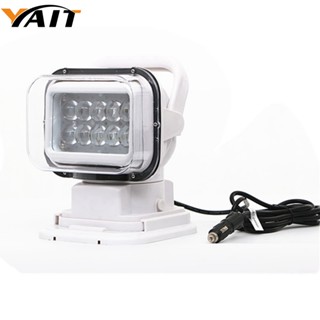 Yait IP67 10-30V Remote control LED Searchlight 7inch 50W Spot LED Work Light TRUCK SUV BOAT MARINE Remote control light