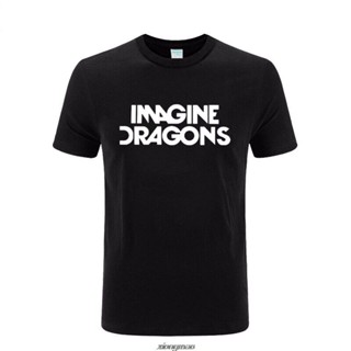 Imagine Dragons Camiseta เสื้อยืดแบรนด์เนม,เสื้อลำลองแฟชั่นแขนสั้นคอกลมพิมพ์ลายผ้าฝ้าย2021เสื้อใหม่ฤดูร้อน100%