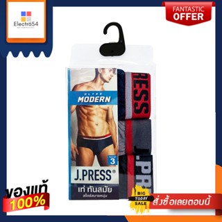 J.PRESS กางเกงชั้นในชายแพ็ค 3 ตัว คละสี ไซส์ LJ.PRESS MEN UNDERWEAR PACK3 MIX COLOR SIZE L