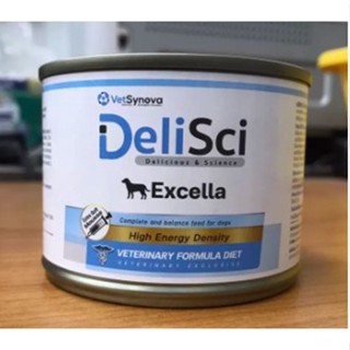 อาหารเปียกสำหรับสุนัขป่วยDeliSci Excella dog food 185g.