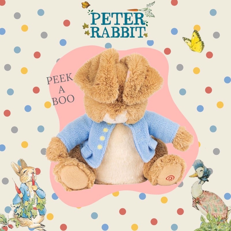 กระต่าย Peter Rabbit ชวนเล่นจ๊ะเอ๋ Peek-A-Boo Plush Animated Toy