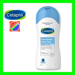 CETAPHIL ULTRA GENTLE BODY WASH 500ML (หมดอายุ 09/2024 ) เซตาฟิล อัลตร้า เจนเทิล บอดี้วอช