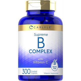 Carlyle B Complex with Vitamin C Caplets | 300 Count