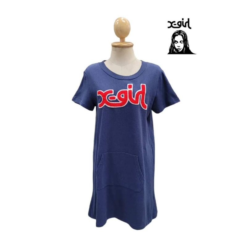 X-Girl Japan Logo Short-Sleeve T-dress