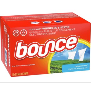 [พร้อมส่ง] แผ่นอบผ้า Bounce Outdoor Fresh  ขนาด 160 แผ่น/กล่อง สำหรับเครื่องอบผ้า ทุกชนิด