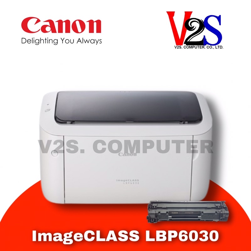 Canon Image Class LBP6030 Printer Laser เครื่องปริ้นเตอร์เลเซอร์ มีโทนเนอร์แท้พร้อมใช้ ประกันศูนย์