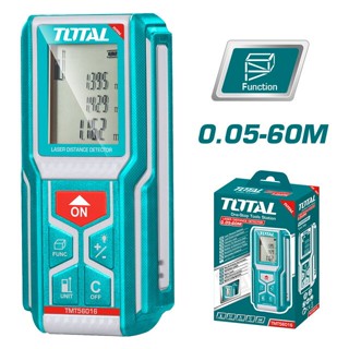 Total เครื่องวัดระยะเลเซอร์ 60 เมตร รุ่นTMT56016 ( Laser Distance Detector ) ใช้แบตเตอรี่ AAA x 2 ก้อน