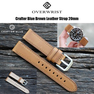 สายนาฬิกาแบบหนัง Crafter Blue Crazy Horse Leather Strap 20mm