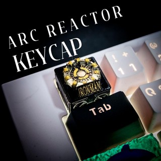 ส่งฟรี Artisan Keycap Arc reactor