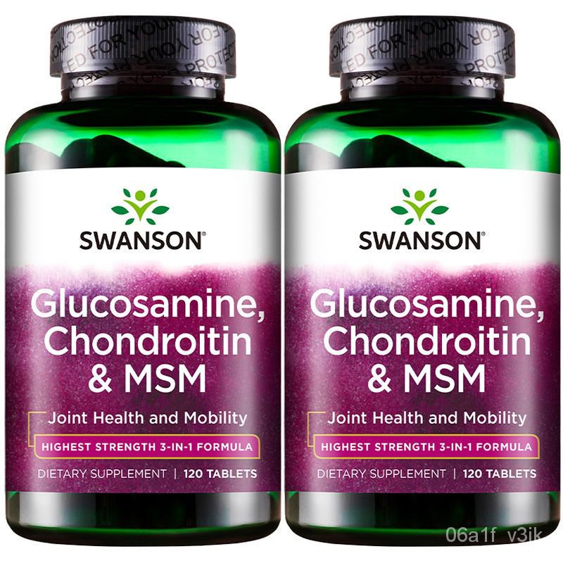 Swanson Glucosamine chondroitinMSMCapsule Repair Cartilage Lubrication