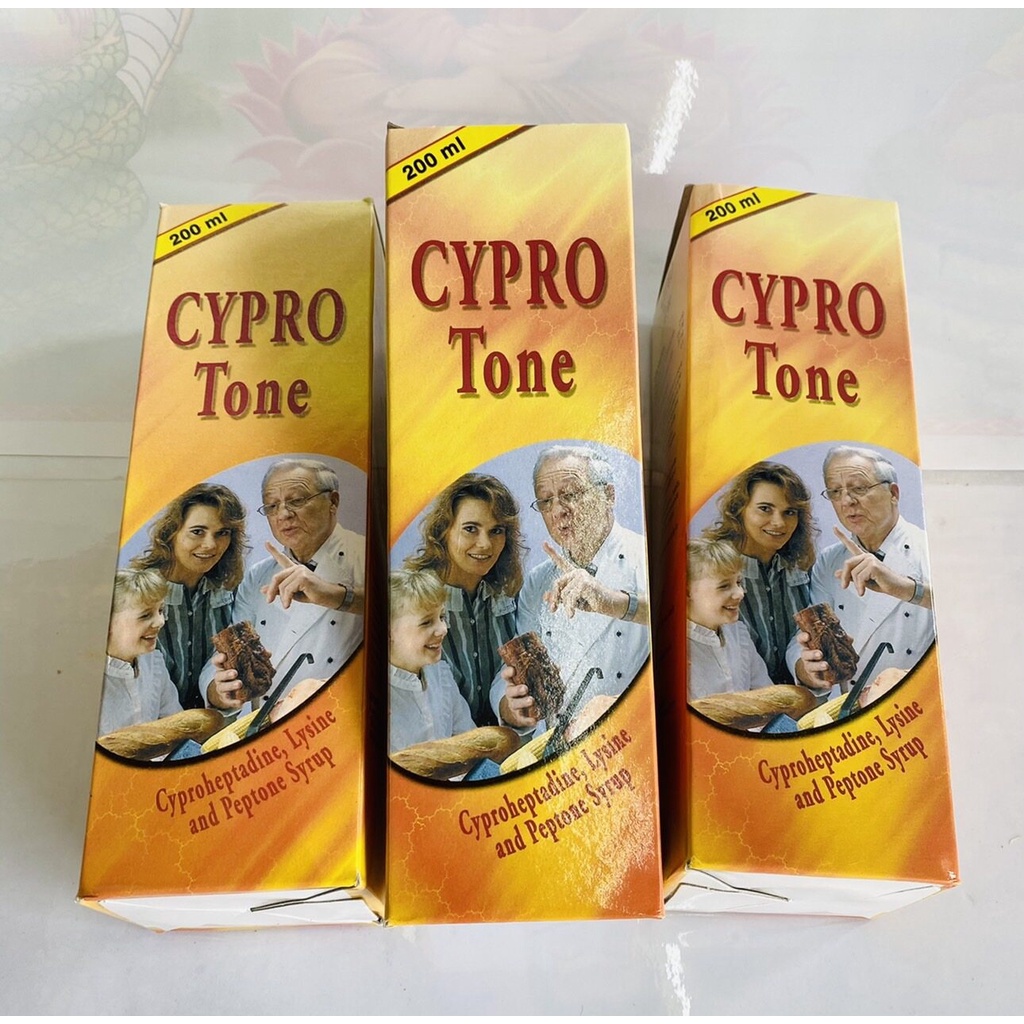 လူကြီး/ကလေး အားဆေးအရည်များ Cypro tone syrup ไซโปรโทน 200ml 701157