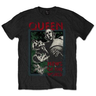 Yuanl5 {พร้อมส่ง เสื้อยืดแขนสั้น พิมพ์ลาย Queen World Freddie Mercury Rock พลัสไซซ์ ของขวัญวันเกิด สําหรับผู้ชาย XS-6XLส