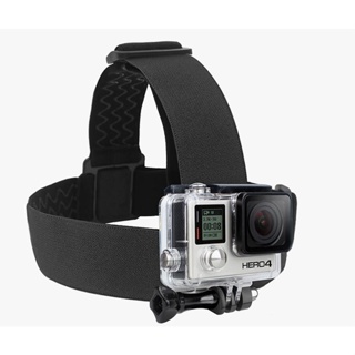 สายเข็มขัดรัดหัว คุณภาพดี ปรับได้ อุปกรณ์เสริม สําหรับกล้องแอคชั่น Gopro Hero 6 5 4 3 SJCAM Xiaomi Yi 4k