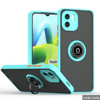 หรูหรา เคส Redmi A2 A1 10 10C 10A 9C 9T ที่วางแหวนอะครีลิคแบบแข็ง เคส กันกระแทก รองรับรถ ที่วางแม่เหล็ก ที่วางโทรศัพท์ ขาตั้งนิ้ว ปกป้องกล้อง