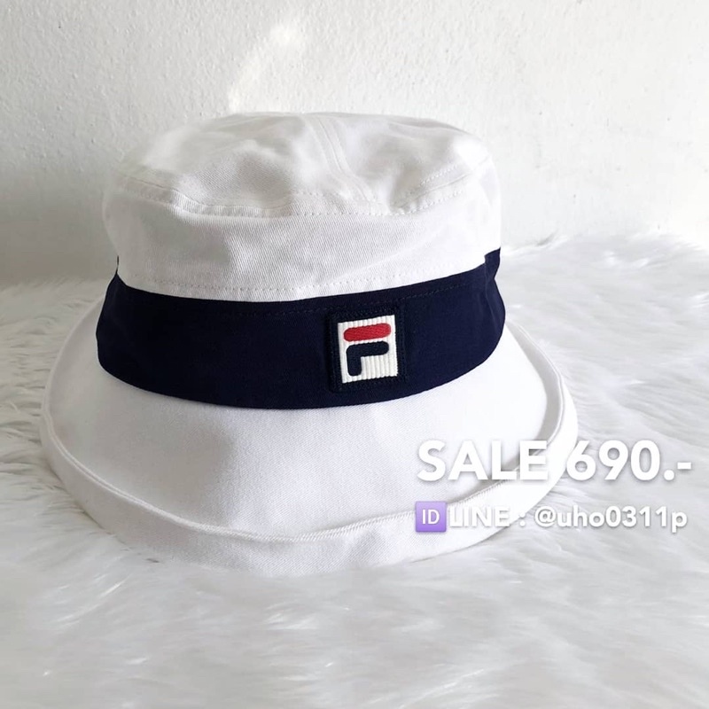 🧢 หมวกบักเก็ต แบรนด์ fila แท้100