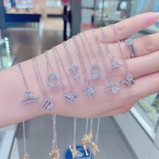 (พร้อมส่ง)*New*SWAROVSKI zodiac necklace