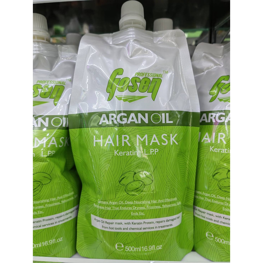 ทรีทเม้นท์ โกเซ็น อาร์แกน ออยล์ แฮร์ มาส์ก (GOSEN ARGANOIL HAIR MASK) - รูปที่ 2