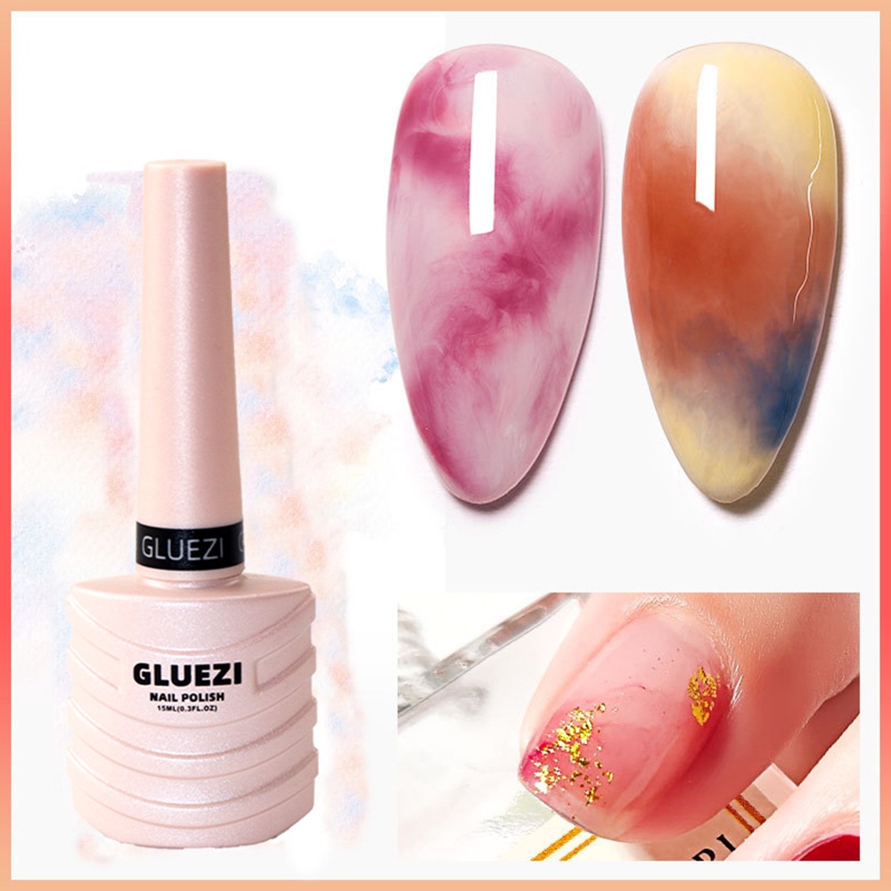 เล็บเจล เล็บปลอม สีไล่ระดับสีพิเศษเล็บเจลสำหรับตกแต่งเล็บ 15ml