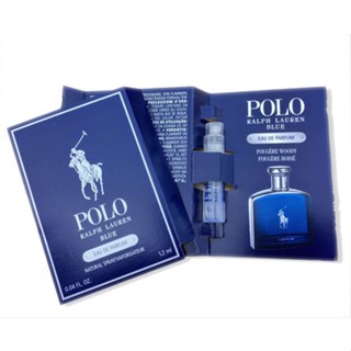 แท้ทั้งร้าน !! น้ำหอมผู้ชายขนาดทดลอง POLO RALPH LAUREN BLUE 1.2 ML.