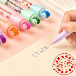 5 IN 1 Cute Seal Ballpoint Pen Children Toys Multi-function Bubble Ballpoint Pen Gift For Boys A7F1