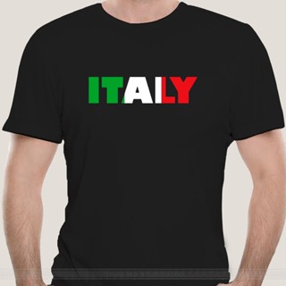 เสื้อยืดผ้าฝ้ายพิมพ์ลายแฟชั่น ขายดี เสื้อยืด คอกลม พิมพ์ลาย Italy KBffln67NMcmai30 แฟชั่นฤดูร้อน สไตล์คลาสสิก