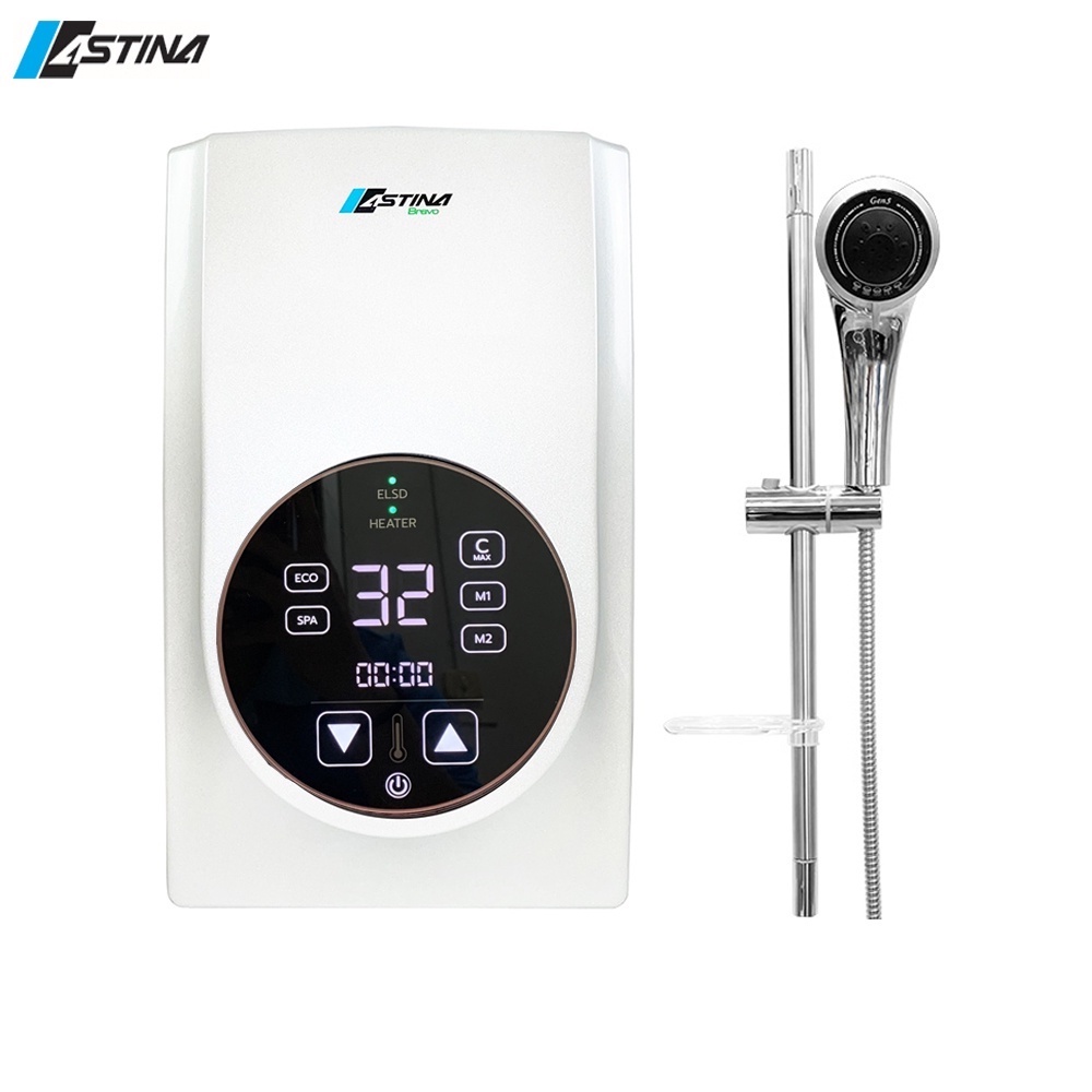 ASTINA เครื่องทำน้ำอุ่น รุ่น BRAVO X3 3500วัตต์ สีขาว ระบบ Digital Luxury